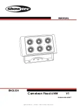 SHOWTEC Cameleon Flood 6NW Manual preview