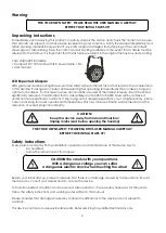 Preview for 4 page of SHOWTEC Cameleon Spot 18-3 Product Manual