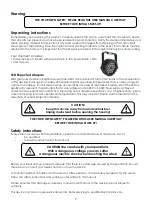 Preview for 4 page of SHOWTEC Cameleon Spot 18-4 Q4 User Manual