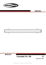 SHOWTEC Candela Pix 100 Manual предпросмотр