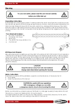 Preview for 3 page of SHOWTEC Candela Pix 100 Manual