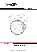 SHOWTEC Club Par Dizzy 3/8 Manual preview