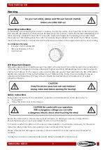 Preview for 3 page of SHOWTEC Club Par Dizzy 3/8 Manual