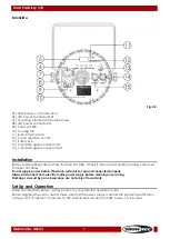 Preview for 10 page of SHOWTEC Club Par Dizzy 3/8 Manual