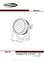 SHOWTEC Compact Par 7/15 Q4 Manual preview