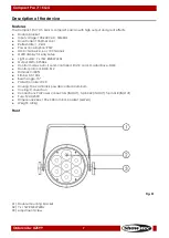 Предварительный просмотр 8 страницы SHOWTEC Compact Par 7/15 Q4 Manual