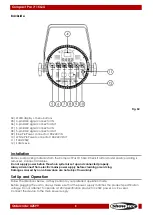 Предварительный просмотр 9 страницы SHOWTEC Compact Par 7/15 Q4 Manual