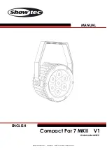 SHOWTEC compact par 7 MKII User Manual preview