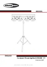 SHOWTEC COMPACT POWER LIGHTSET 4 RGBW Manual preview