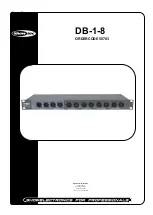 Preview for 1 page of SHOWTEC DB-1-8 User Manual