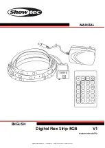 SHOWTEC Digital Flex Strip RGB Manual предпросмотр