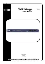 Preview for 1 page of SHOWTEC DMX Merge V2 Manual