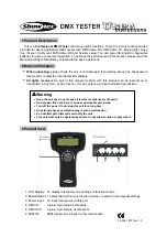 SHOWTEC DMX Tester User Instructions preview