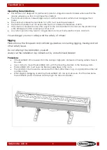 Preview for 6 page of SHOWTEC eventbar 12/3 User Manual