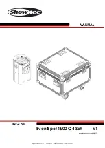 SHOWTEC EventSpot 1600 Q4 Manual предпросмотр