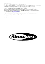 Preview for 2 page of SHOWTEC Eventspot 1900 MKII User Manual