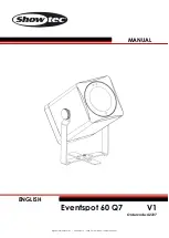 Preview for 1 page of SHOWTEC EVENTSPOT 60 Q7 Manual