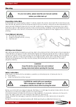 Preview for 4 page of SHOWTEC EVENTSPOT 60 Q7 Manual