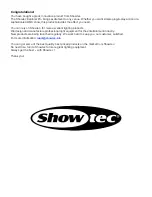 Предварительный просмотр 2 страницы SHOWTEC Explorer 250 Basic User Manual