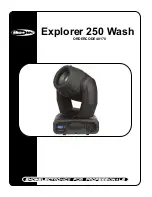 SHOWTEC Explorer 250 Wash User Manual предпросмотр