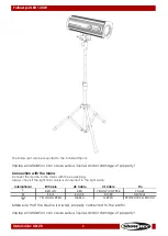 Предварительный просмотр 6 страницы SHOWTEC Followspot LED 120W Manual