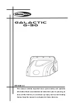 Предварительный просмотр 1 страницы SHOWTEC Galactic G-30 Manual