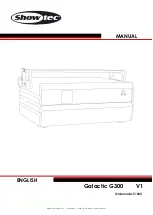 Preview for 1 page of SHOWTEC Galactic G300 User Manual