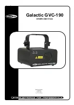 SHOWTEC Galactic GVC-190 Product Manual preview