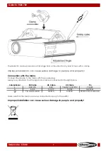 Preview for 8 page of SHOWTEC galactic RGB 720 User Manual