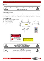 Предварительный просмотр 3 страницы SHOWTEC gatactic RGB-600 value series Manual