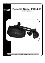 SHOWTEC Genesis Barrel EHJ-250 Product Manual предпросмотр