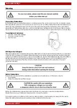 Предварительный просмотр 3 страницы SHOWTEC Helios 200 COB Q4 Manual