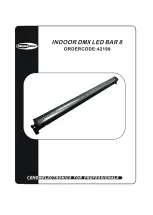 SHOWTEC INDOOR DMX LED BAR 8 Manual preview