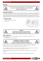 Preview for 3 page of SHOWTEC LED BLINDER 2 COB Manual