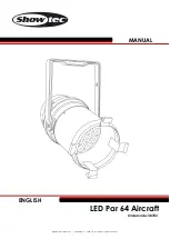 SHOWTEC LED PAR 64 AIRCRAFT Manual предпросмотр