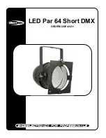 Preview for 1 page of SHOWTEC LED Par 64 Short DMX User Manual