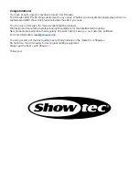 Preview for 2 page of SHOWTEC LED Par 64 Short DMX User Manual