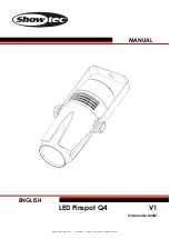 Preview for 1 page of SHOWTEC LED Pinspot Q4 Manual