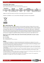 Preview for 6 page of SHOWTEC LED Pinspot Q4 Manual