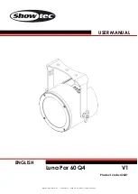 SHOWTEC Luna Par 60 Q4 User Manual preview