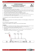 Предварительный просмотр 5 страницы SHOWTEC Maniac FX 7 Manual