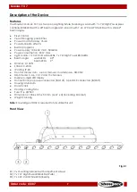 Preview for 8 page of SHOWTEC Maniac FX 7 Manual