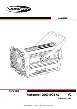 Preview for 1 page of SHOWTEC Performer 2000 RGBAL Manual