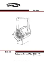 Предварительный просмотр 1 страницы SHOWTEC Performer Fresnel Mini Manual