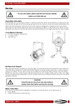 Предварительный просмотр 3 страницы SHOWTEC Performer Fresnel Mini Manual