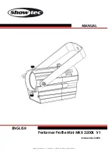 Preview for 1 page of SHOWTEC Performer Profile Mini MKII 3200K Manual