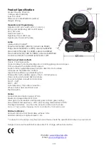 Предварительный просмотр 21 страницы SHOWTEC Phantom 250 Spot User Manual