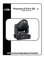 SHOWTEC Phantom 575 Pro EB Product Manual предпросмотр