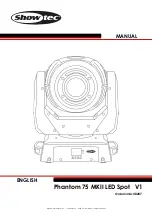 SHOWTEC Phantom 75 MKII Led Spot v1 Manual предпросмотр