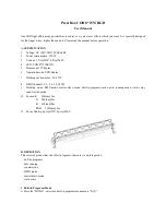 SHOWTEC Pixel Bar COB 8*15W RGB User Manual preview